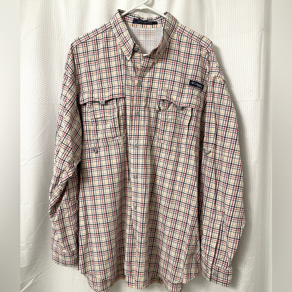 Columbia PFG Super Bahama Fishing Button Down Shirt